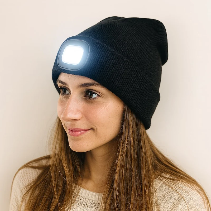 Mütze mit LED Licht | LumiMütze