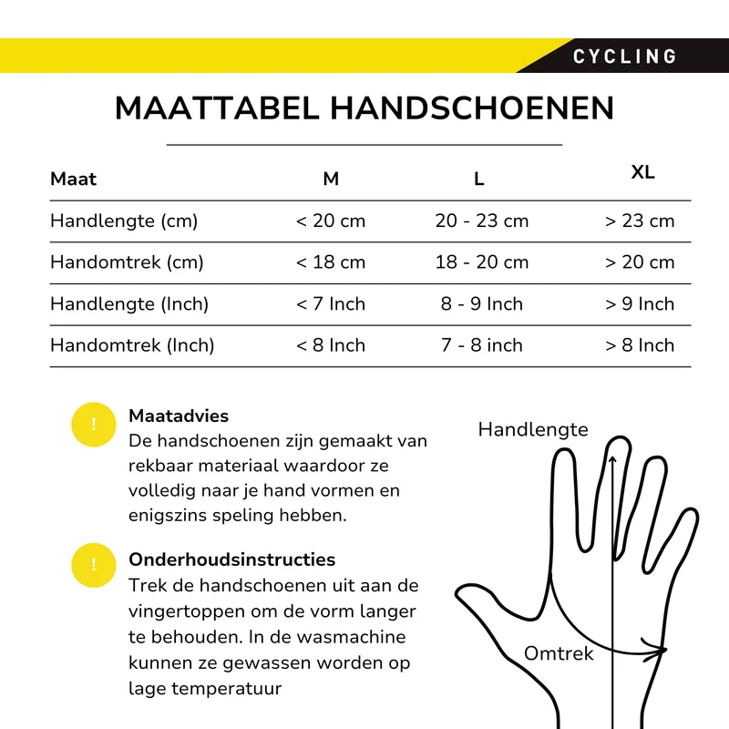 Dunlop Fietshandschoenen – maat M – Ademend en Comfortabel