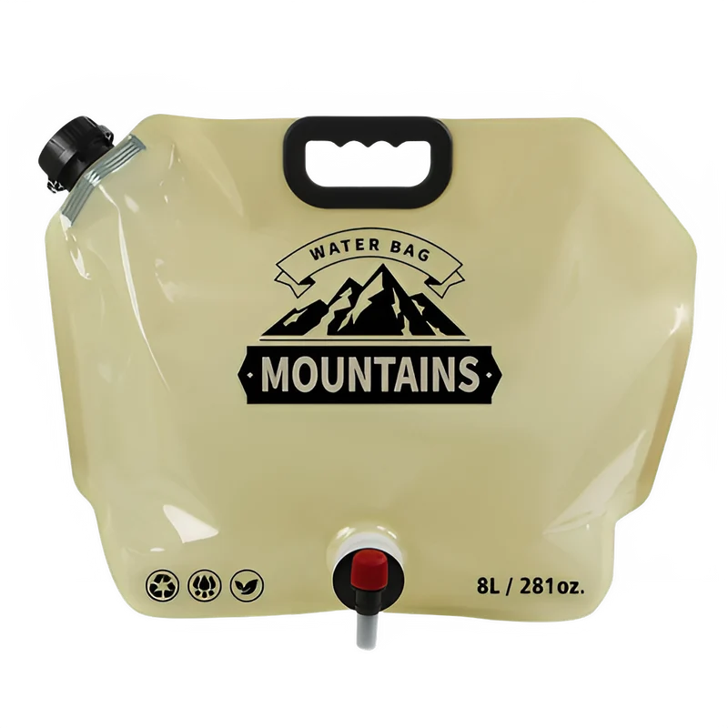 Waterzak 8 Liter - Opvouwbaar met Kraan voor Outdoor