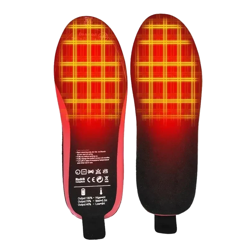 Heated Insoles | Verwarmde inlegzolen met afstandsbediening | USB-oplaadbaar