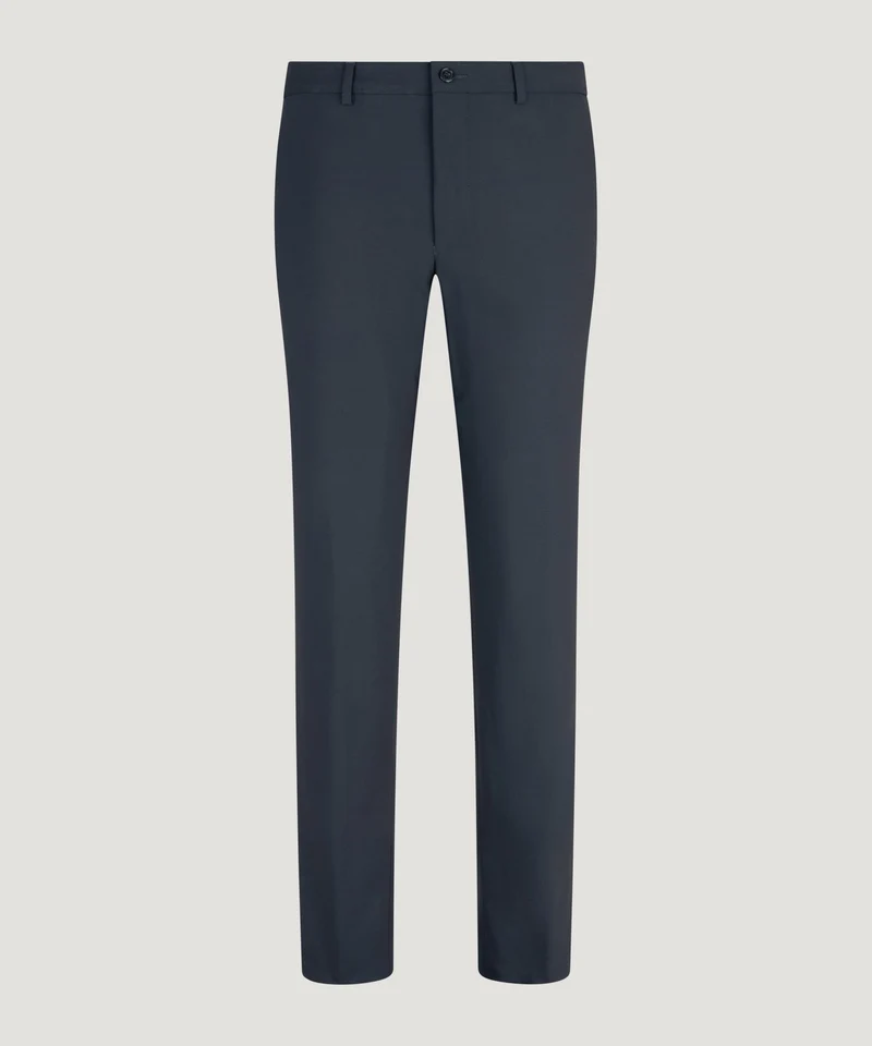 Pantalon Jebric® wol stretch donkerblauw