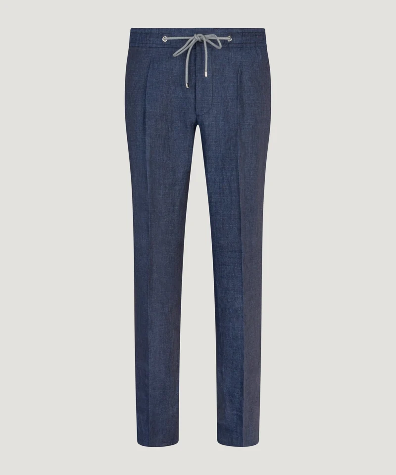 Pantalon linnen donkerblauw