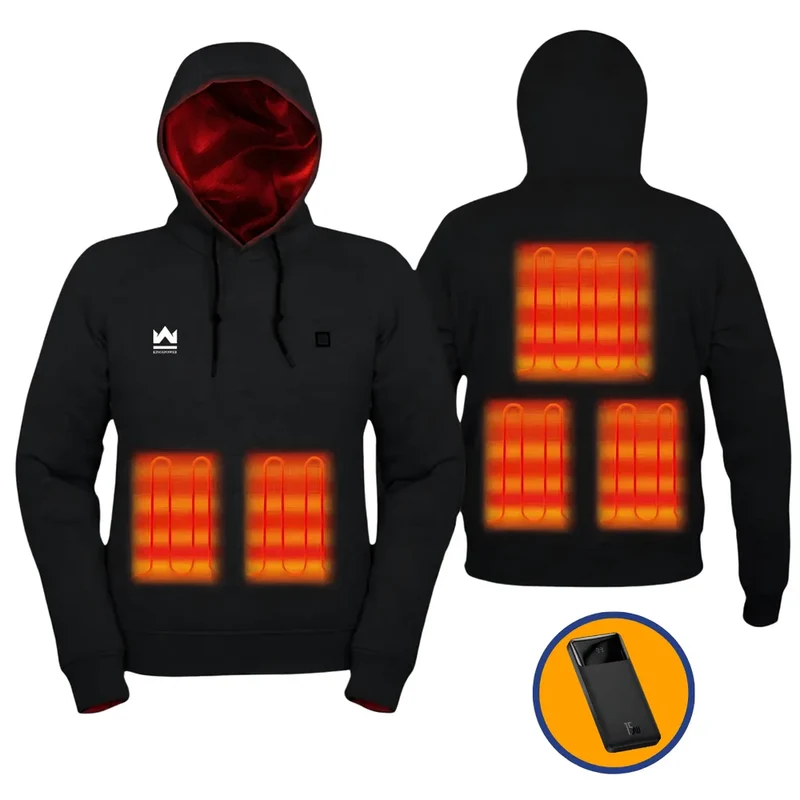 Verwarmde hoodie | Unisex | Inclusief powerbank