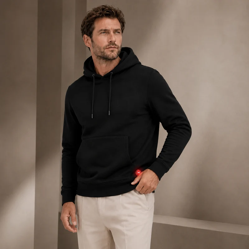Infrarood Verwarmde Hoodie - Heren