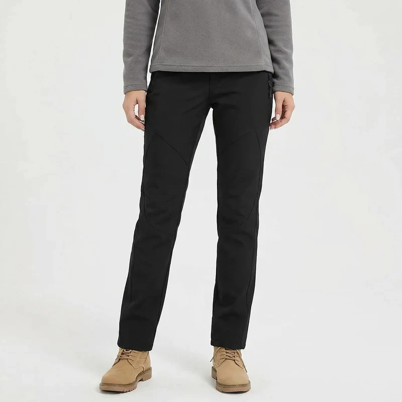 Winter Wandelbroek Dames - Fleece Gevoerd - Slim Fit