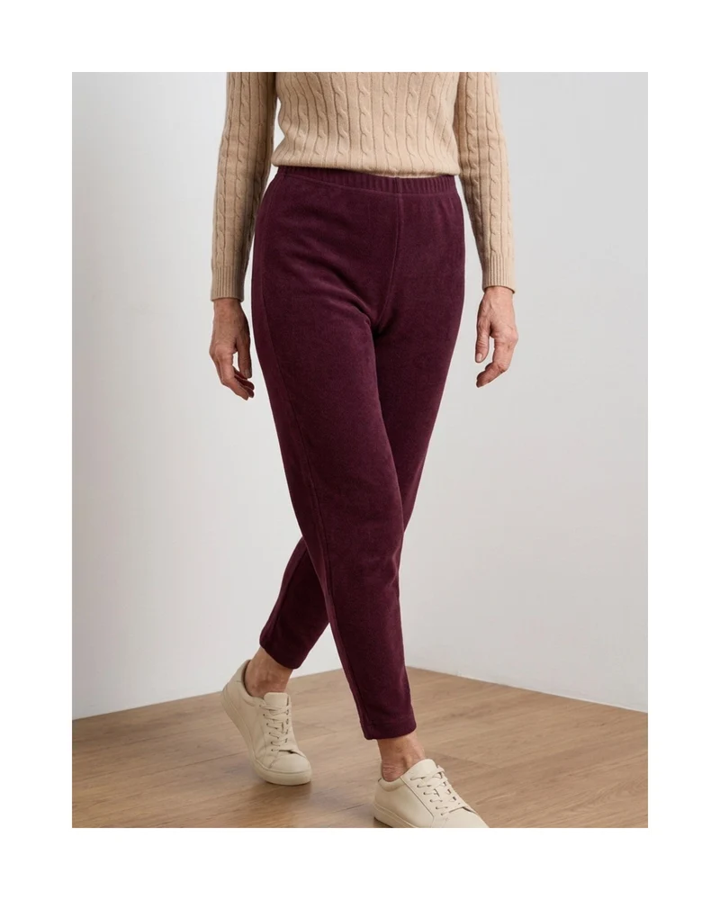 Marinello Fleecegevoerde Comfortbroek – Korte Lengtemaat Burgundy