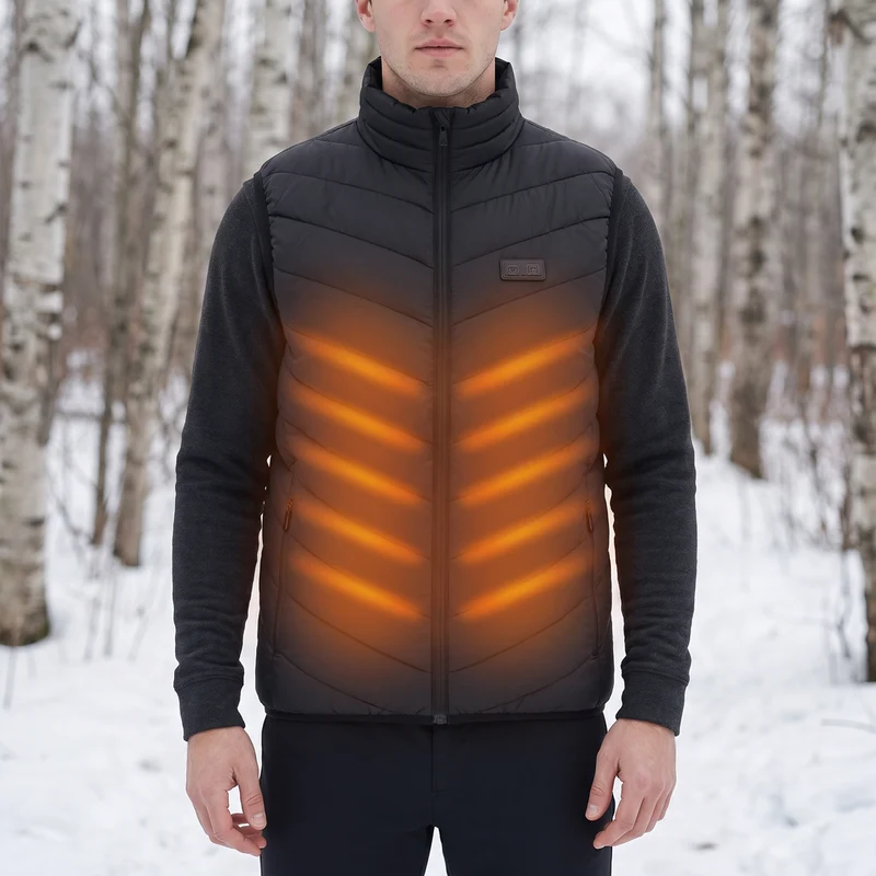 Verwarmde Bodywarmer - 9, 15 of 21 Warmtezones - USB-C Dames & Heren