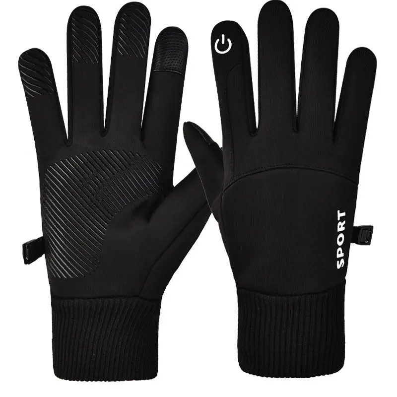 Fiets handschoenen met fleece - touchscreen compatibel