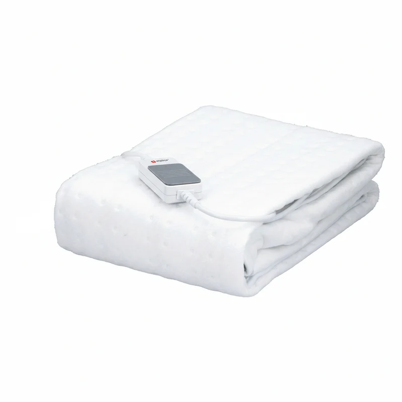 Alpina - Elektrische Onderdeken – 60W – Warmte-isolerend PES – Wit