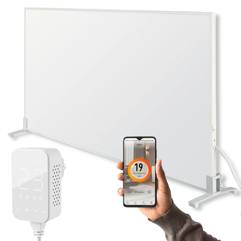 Infraroodpaneel P600 – 600W met Wifi - Vrijstaand - Wit