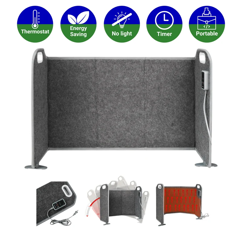 Vouwbaar infrarood paneel XL - 130 x 56 cm - 285 watt