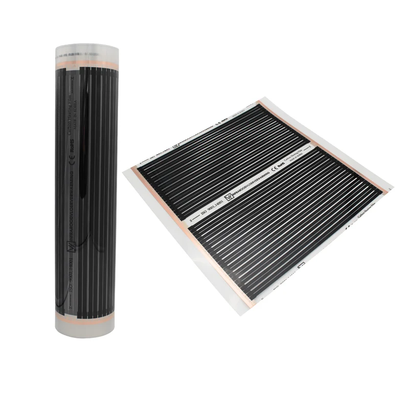 Infraroodfolie 100 cm breed - Uitbreiding voor vloerverwarming - 150 watt/m²