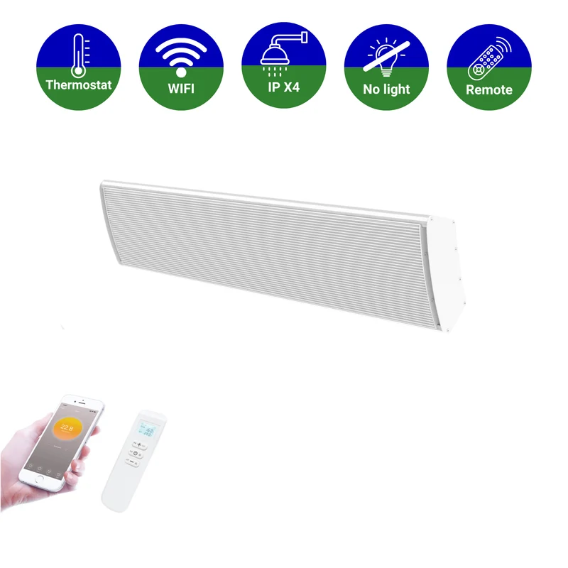 Smart HeatBar Infrarood straler - Ostuni - 1000 Watt