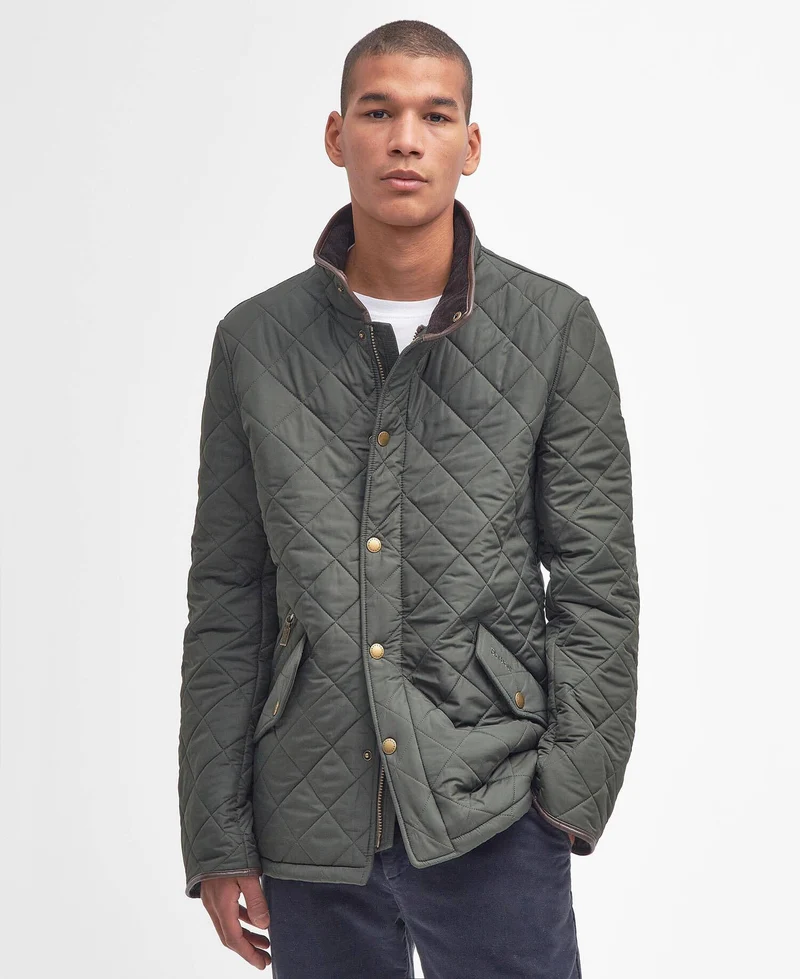 Barbour Powell Quilted Jacket, sage