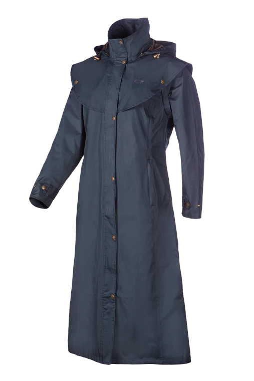 Baleno Ladies Oxford Raincoat, marine blauw