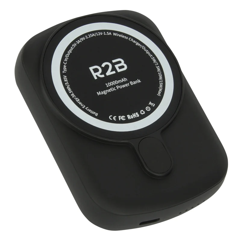 R2B MagSafe Powerbank 10.000 mAh - Magnetisch - 2 tot 4 keer Opladen