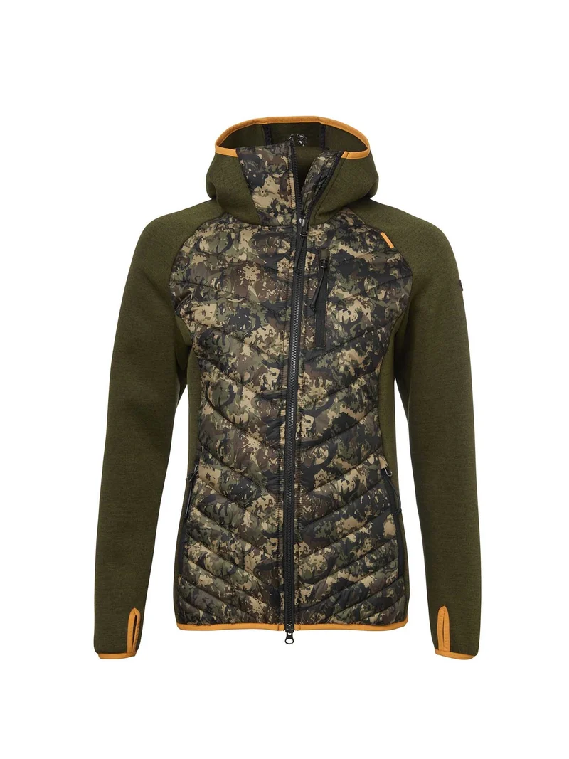 Chevalier Hunter Hybrid Hood Jacket Women, antler camouflage