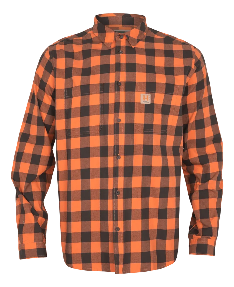 Härkila Scandinavian L/S Shirt, mandarin check