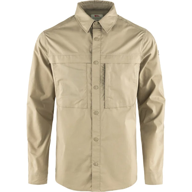Fjällräven Abisko Trail Shirt LS M, fossil