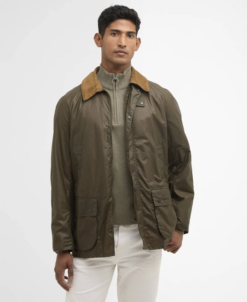 Barbour Lightweight Ashby Wax Jacket, beech
