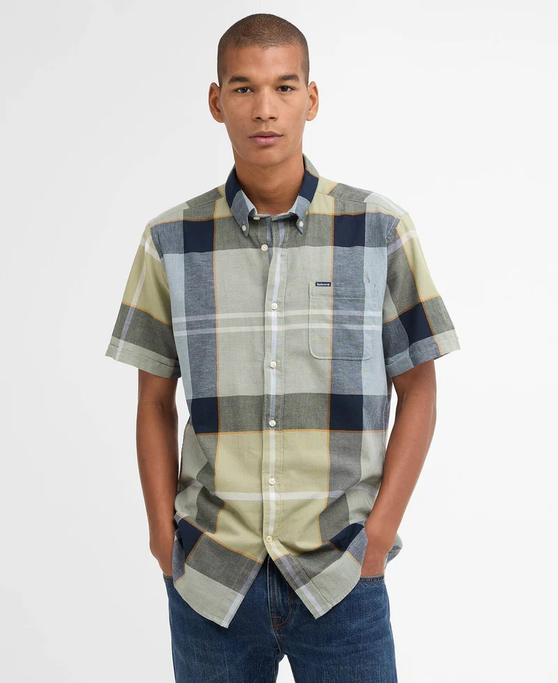 Barbour Douglas S/S Tailored Shirt, highland loch tartan