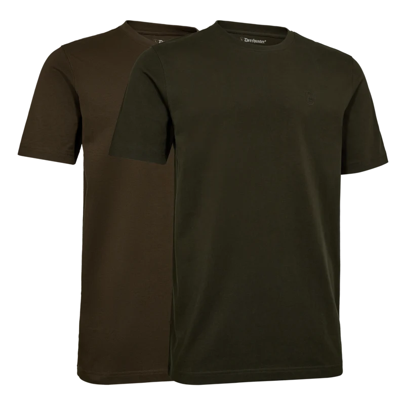 Deerhunter 2-Pack T-shirt, fallen leaf/timber