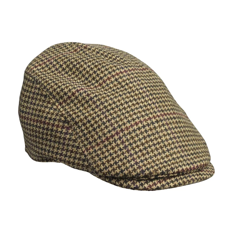 Laksen Lily Drivers Tweed Flat Cap
