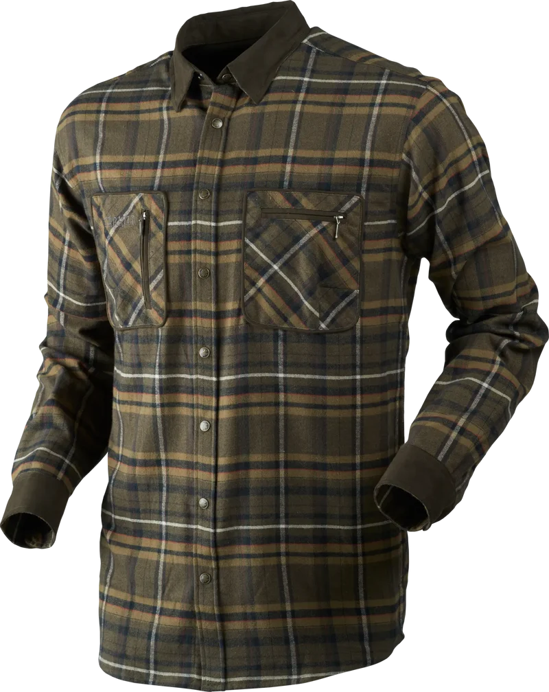 Härkila Pajala Shirt, willow green check