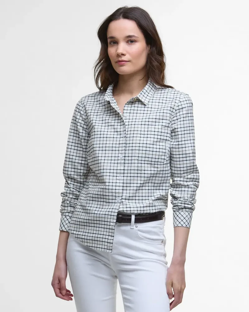 Barbour Woodside Check Shirt, navy check
