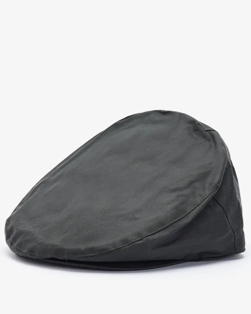 Barbour Wax Flat Cap, sage