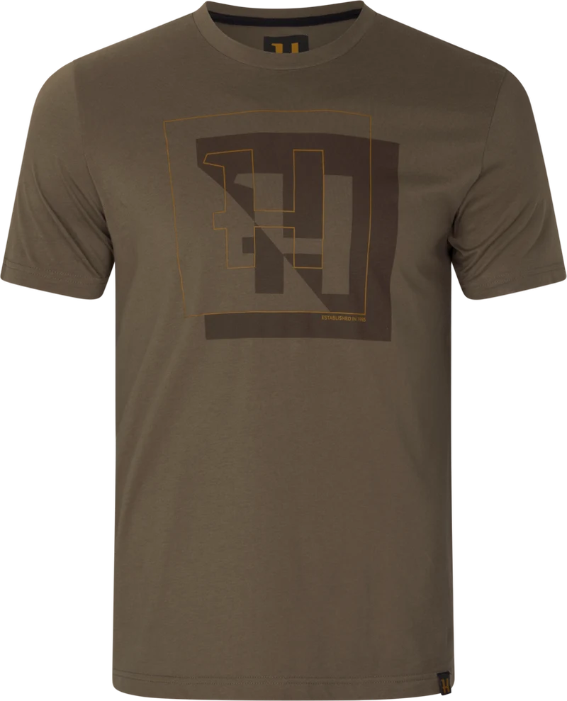 Härkila H-logo S/S T-shirt, major brown