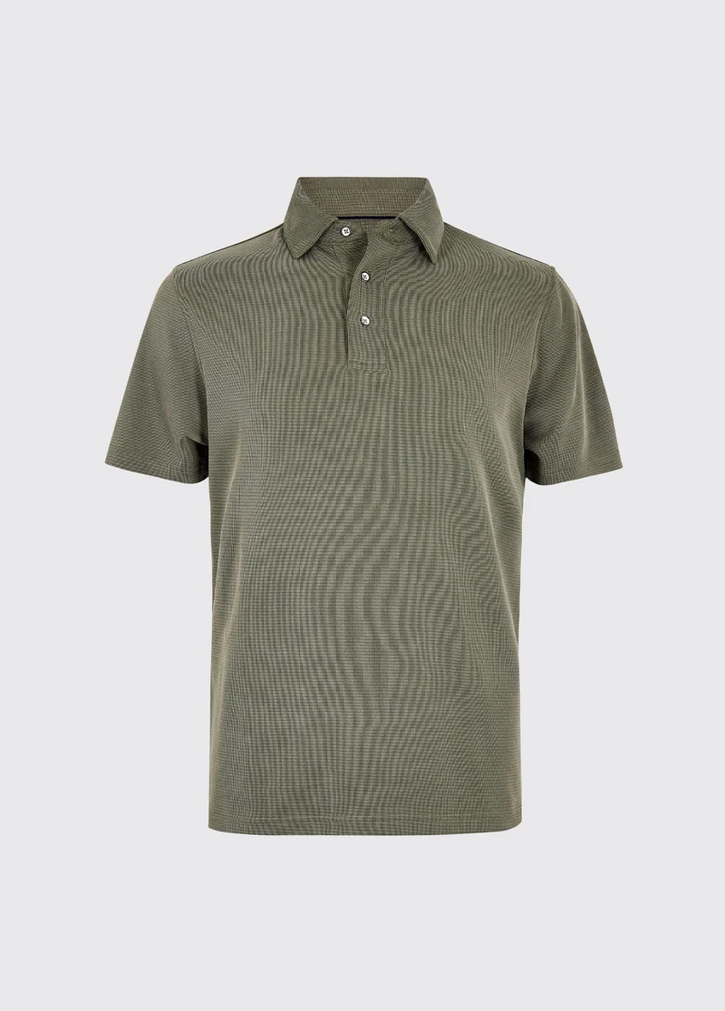 Dubarry Gilligan Heren Tencel Modal Poloshirt, olive
