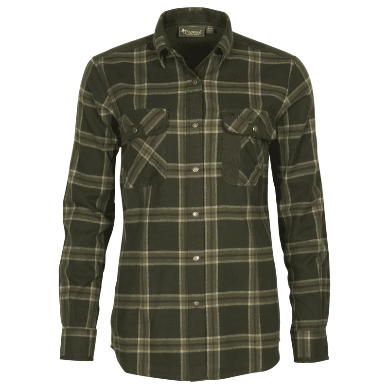 Pinewood Prestwick Exclusive Shirt W, dark green/green