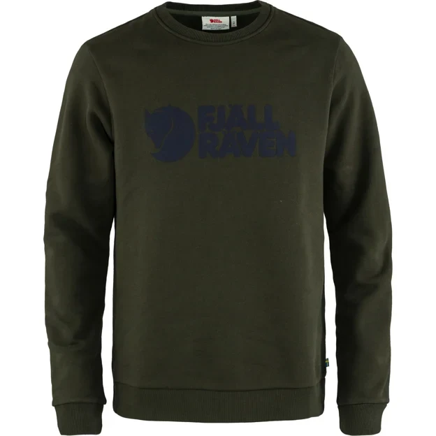 Fjällräven Logo Sweater, deep forest