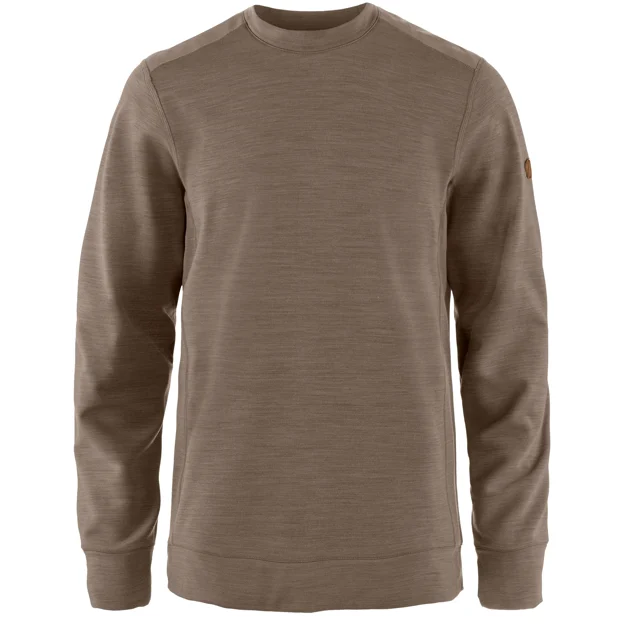 Fjällräven Keb Fleece Crew Neck Men, suede brown