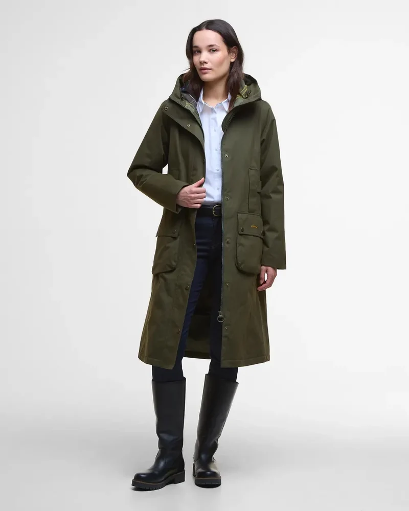 Barbour Bamburgh Waterproof Jacket, classic olive