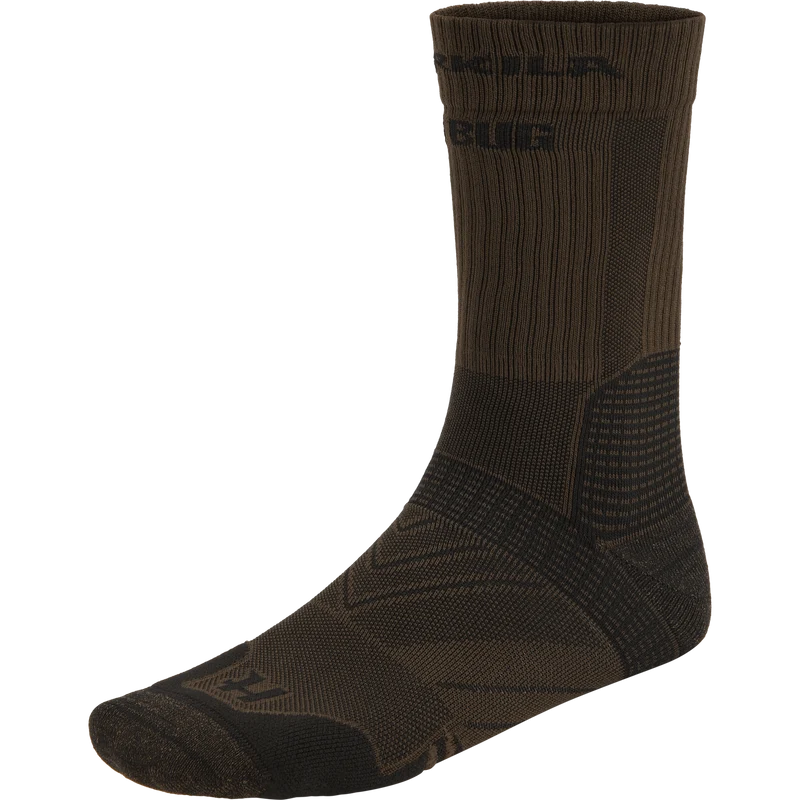 Härkila Trail Sock, dark olive/willow green
