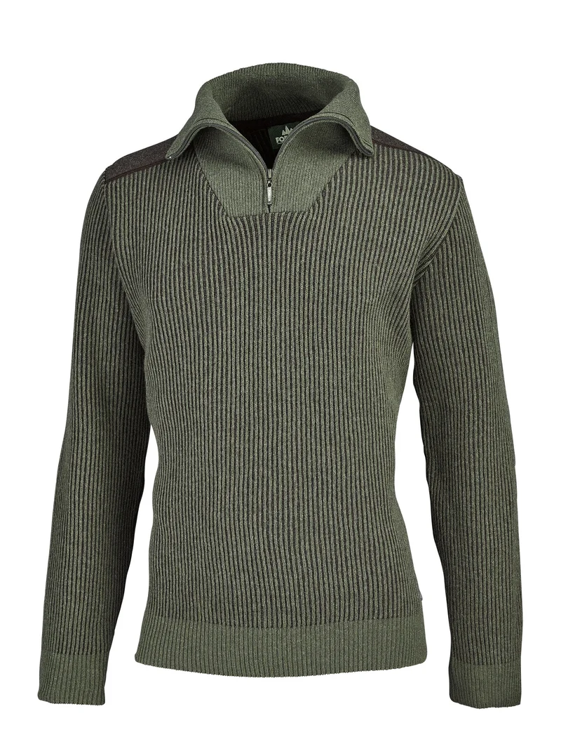 Foresta herentrui Marc met halve rits, olive