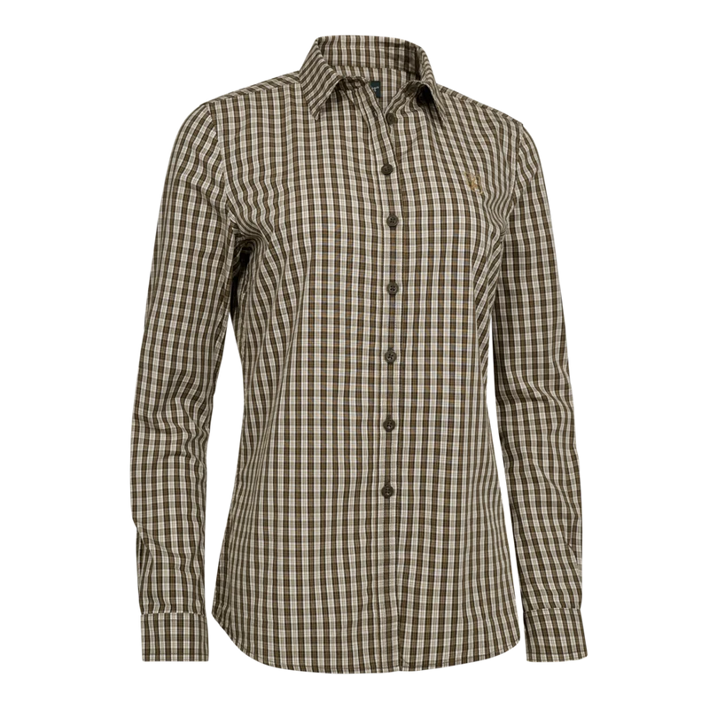Deerhunter Lady Bridget Shirt, brown check