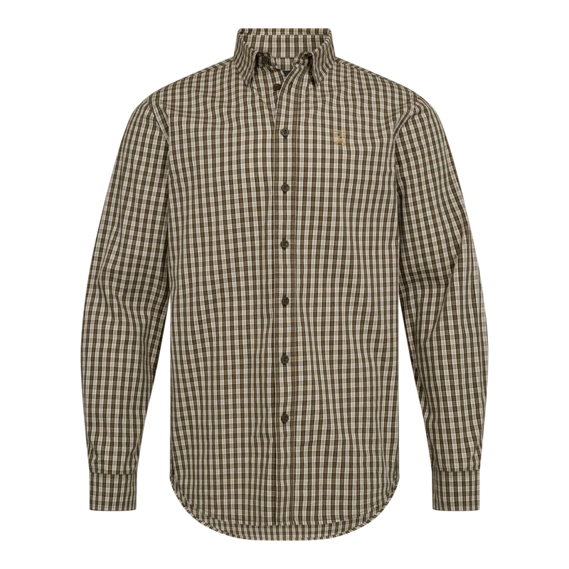 Deerhunter Baldwin Shirt, brown check
