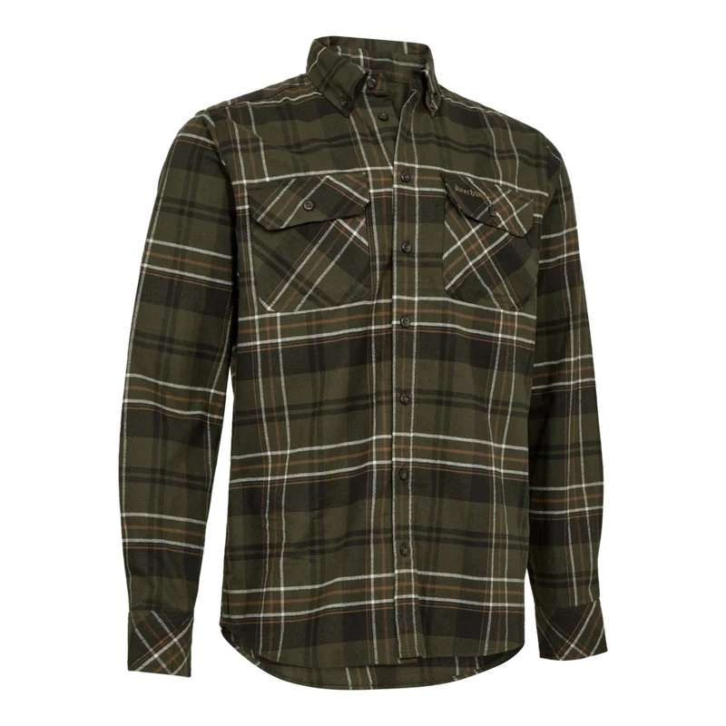 Deerhunter Caleb Shirt, green check