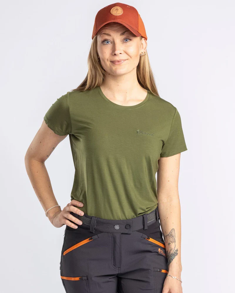 Pinewood Active Fast-Dry T-Shirt W, pine green