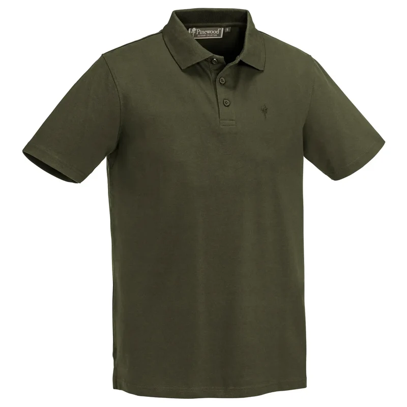 Pinewood Polo Shirt Värnamo Men, moss green