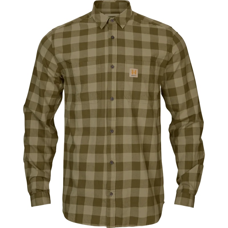 Härkila Scandinavian L/S Shirt, dark olive check