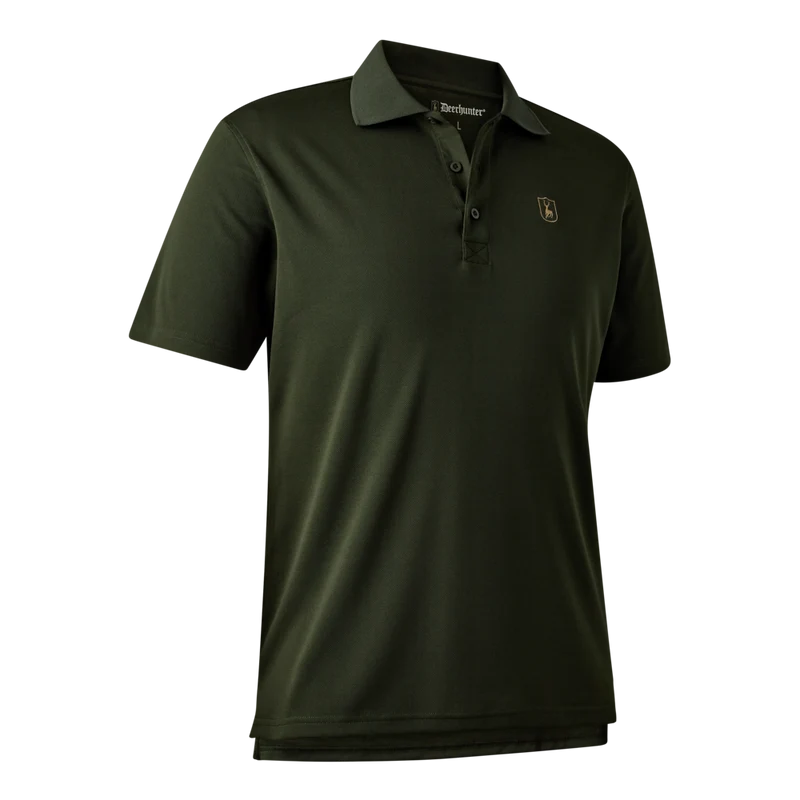 Deerhunter Climate Polo Shirt with 37,5 technology, forest ember
