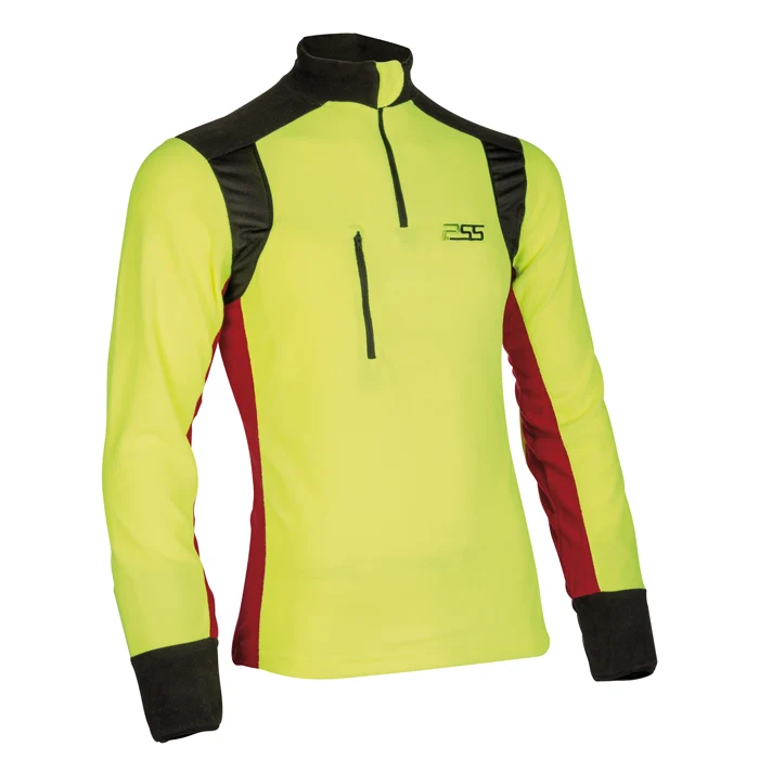 PSS Fleeceshirt X-treme Polar, geel/rood