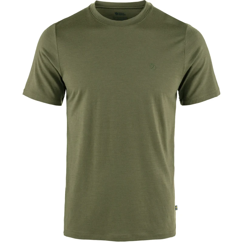 Fjällräven Abisko Wool S/S M, laurel green
