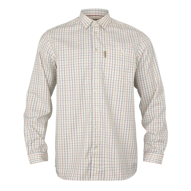 Härkila Haywood Wool Blend L/S Shirt, arabian spice check