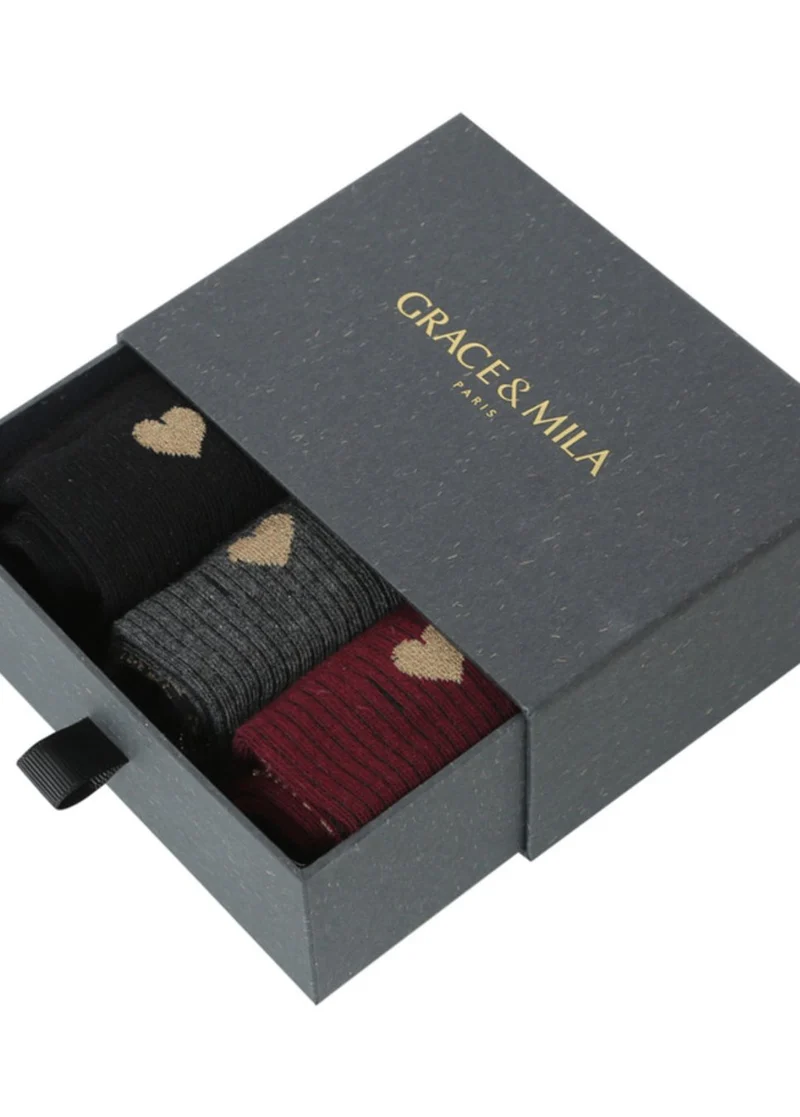 Grace & Mila Shelby sokken giftbox 3 paar
