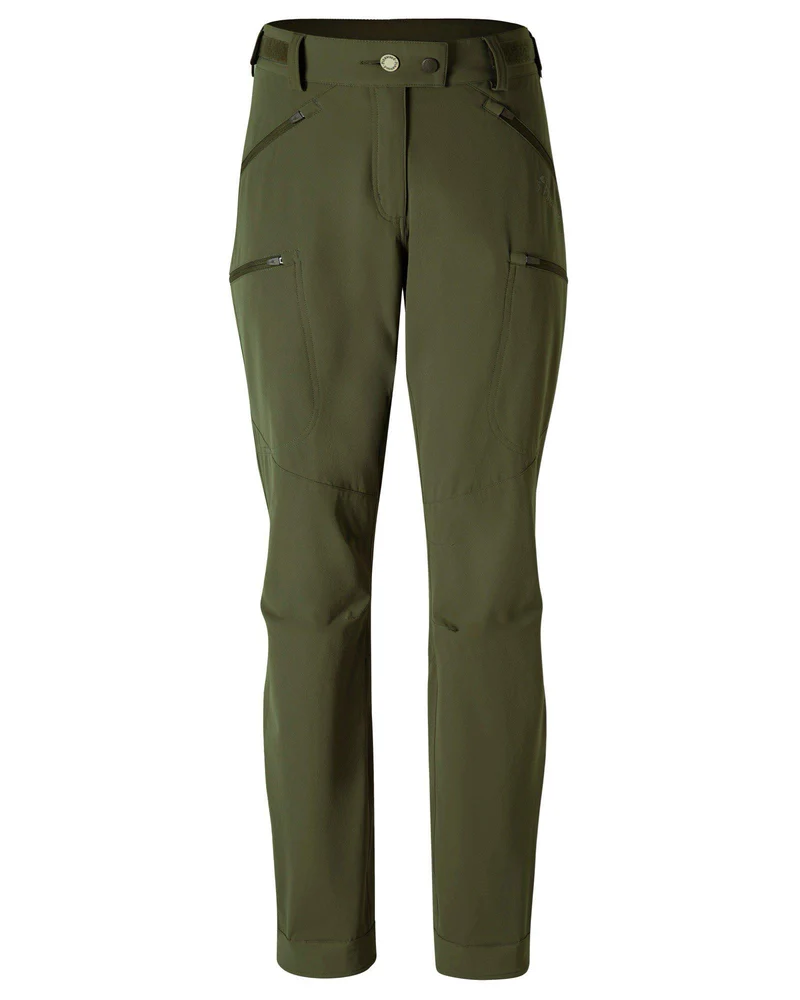 Pinewood Abisko Light Stretch Trousers W, mossgreen/mossgreen